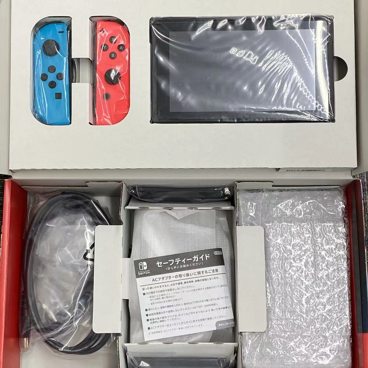 Nintendo Switch 2019年モデル 32GB ネオンブルー/ネオンレッド HAD-S-KABAA 未使用品