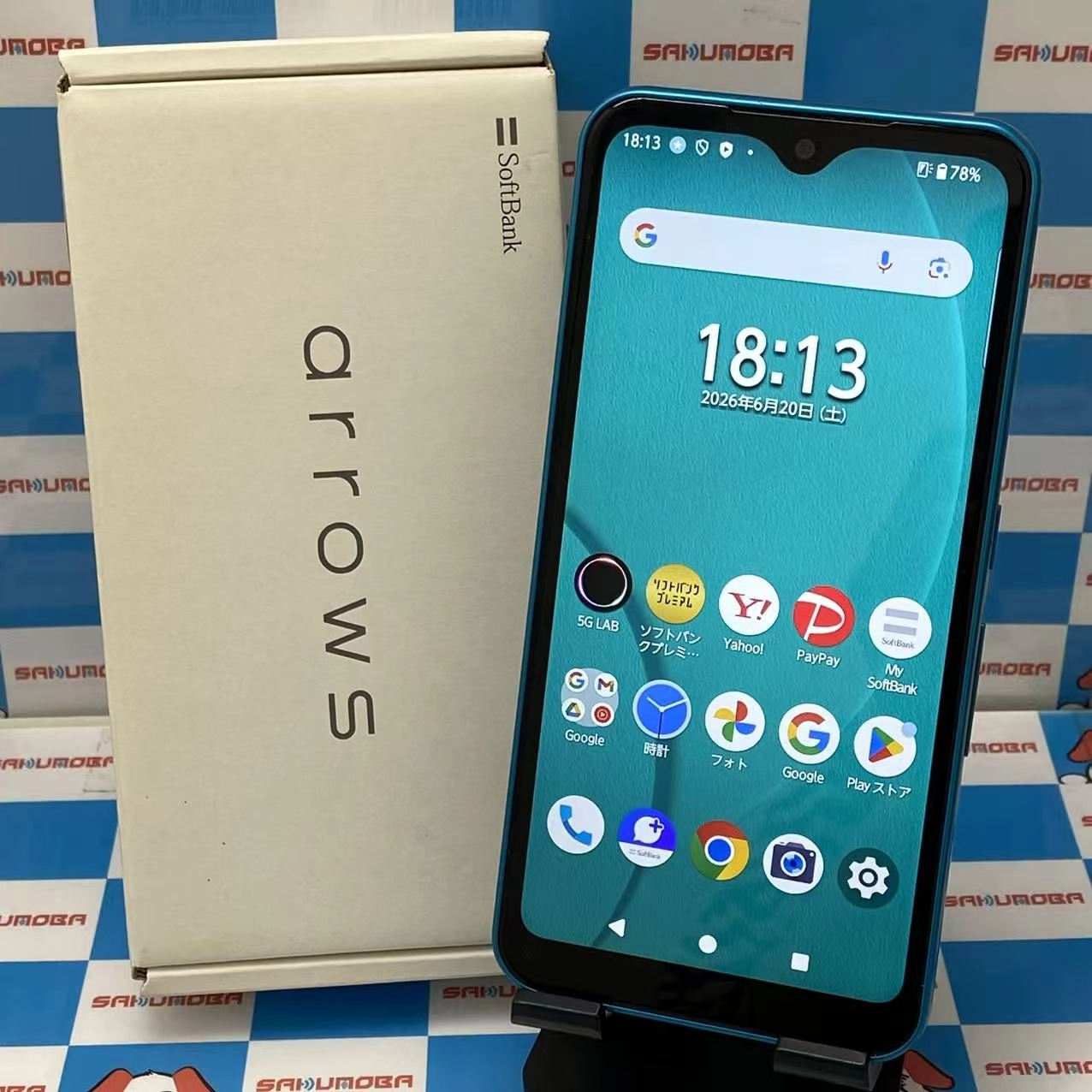 arrows We 64GB ターコイズ A101FC SoftBank版SIMフリー