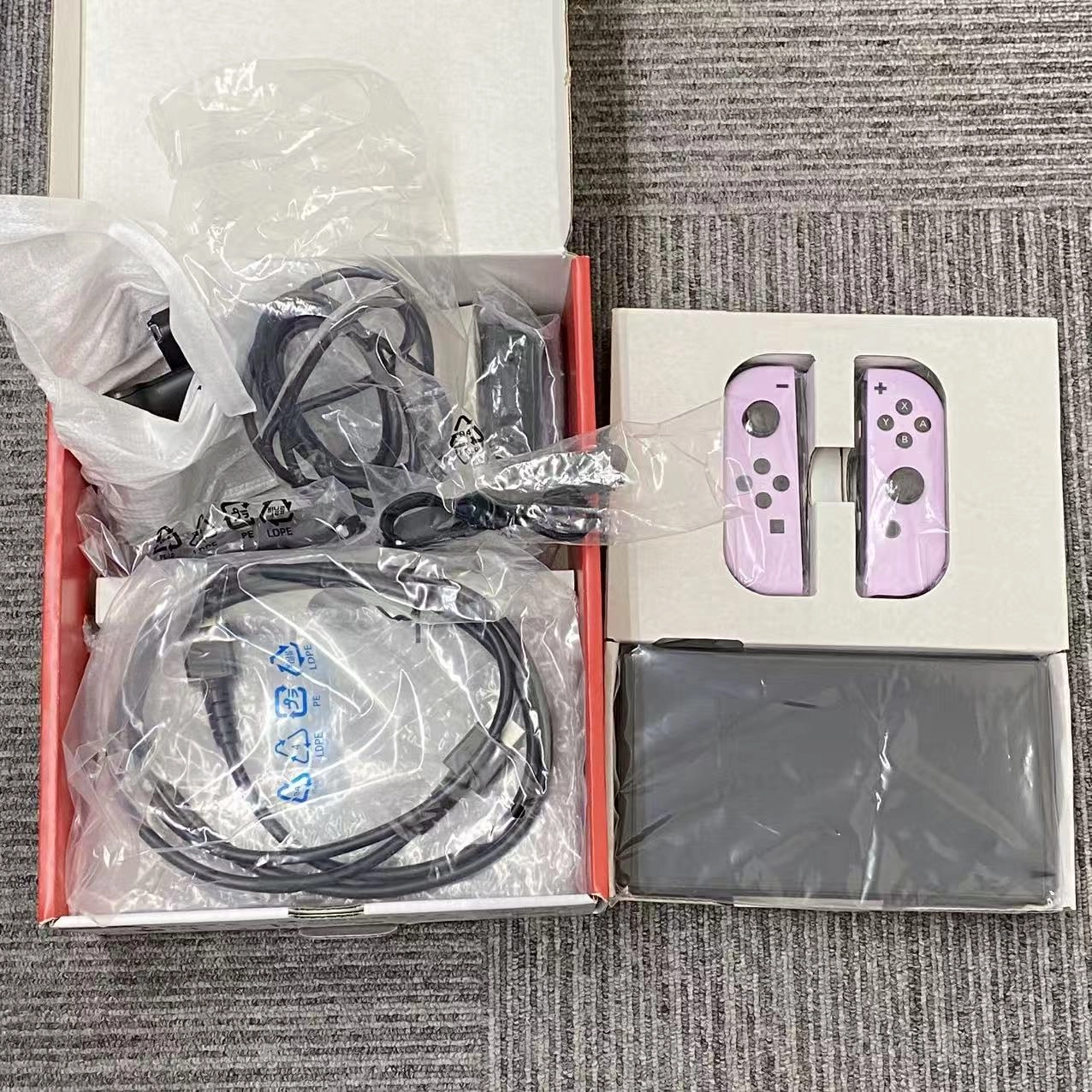 Switch 有機EL カスタムモデル 64GB パステルピンク&times;パステルピンク HEG-S-KAYAA 美品