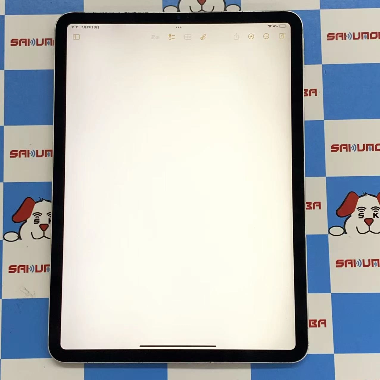 iPad Pro 11インチ 第2世代 Wi-Fi+Cellular 256GB シルバー MXE52J/A ジャンク品