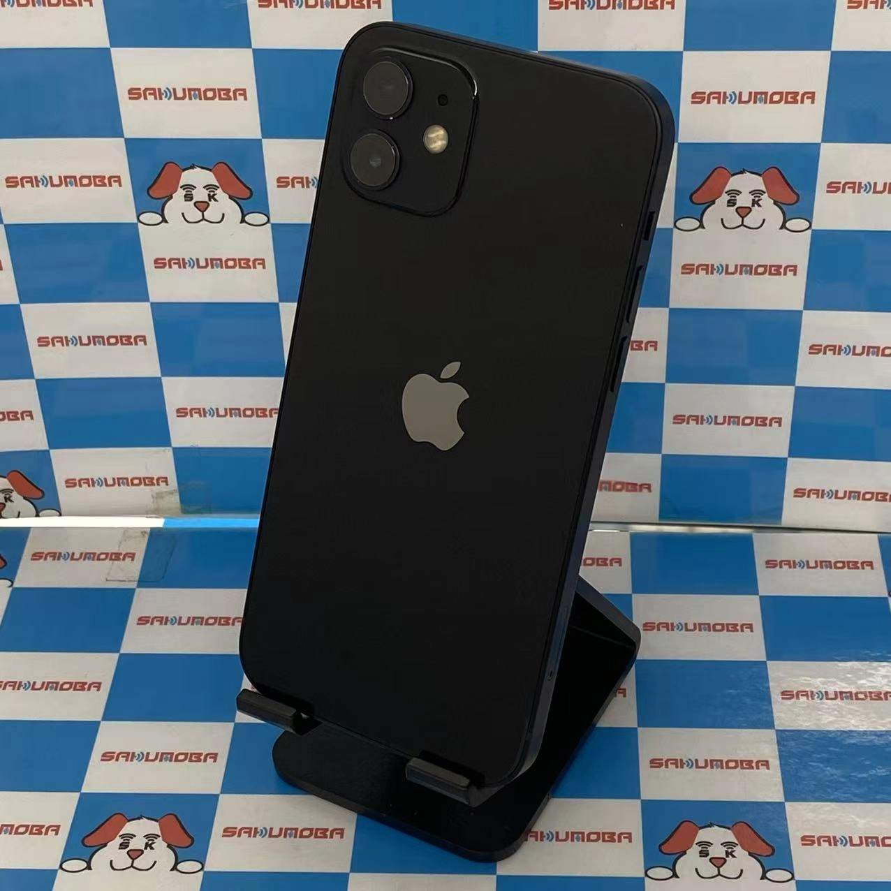 iPhone12 64GB ブラック MGHN3J/A SIMフリージャンク品