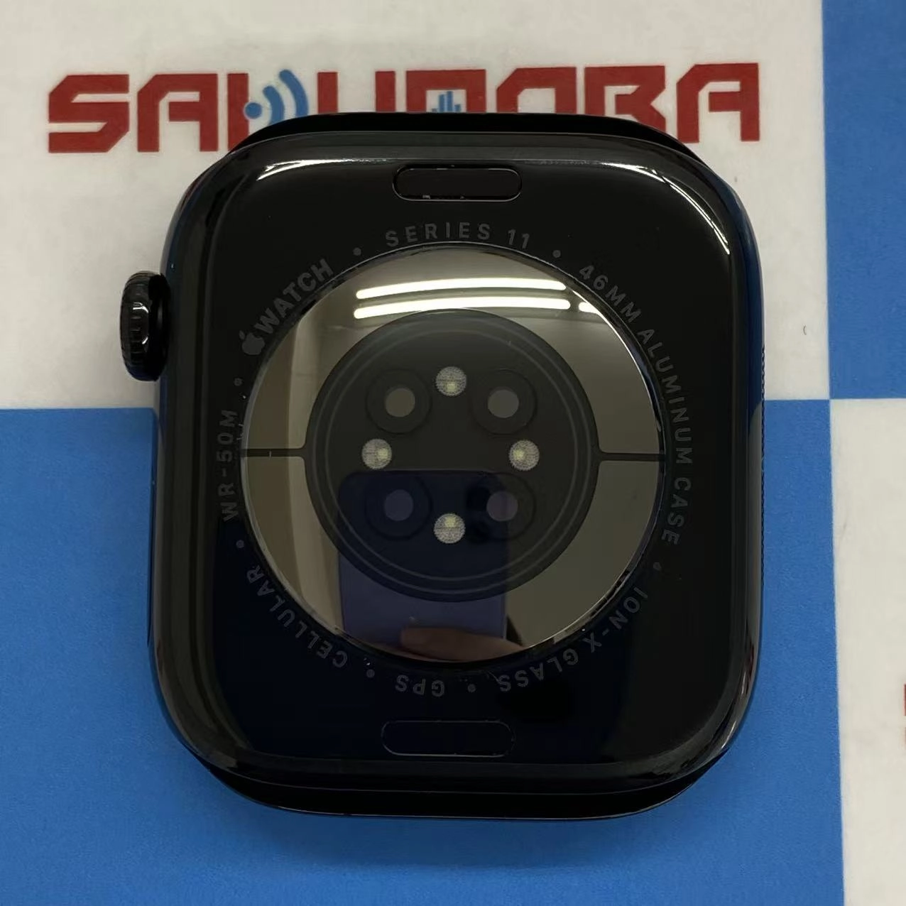 Apple Watch Series11 46mm GPS+Cellularモデル 64GB ジェットブラック MFC44J/A SoftBank版SIMフリー 美品