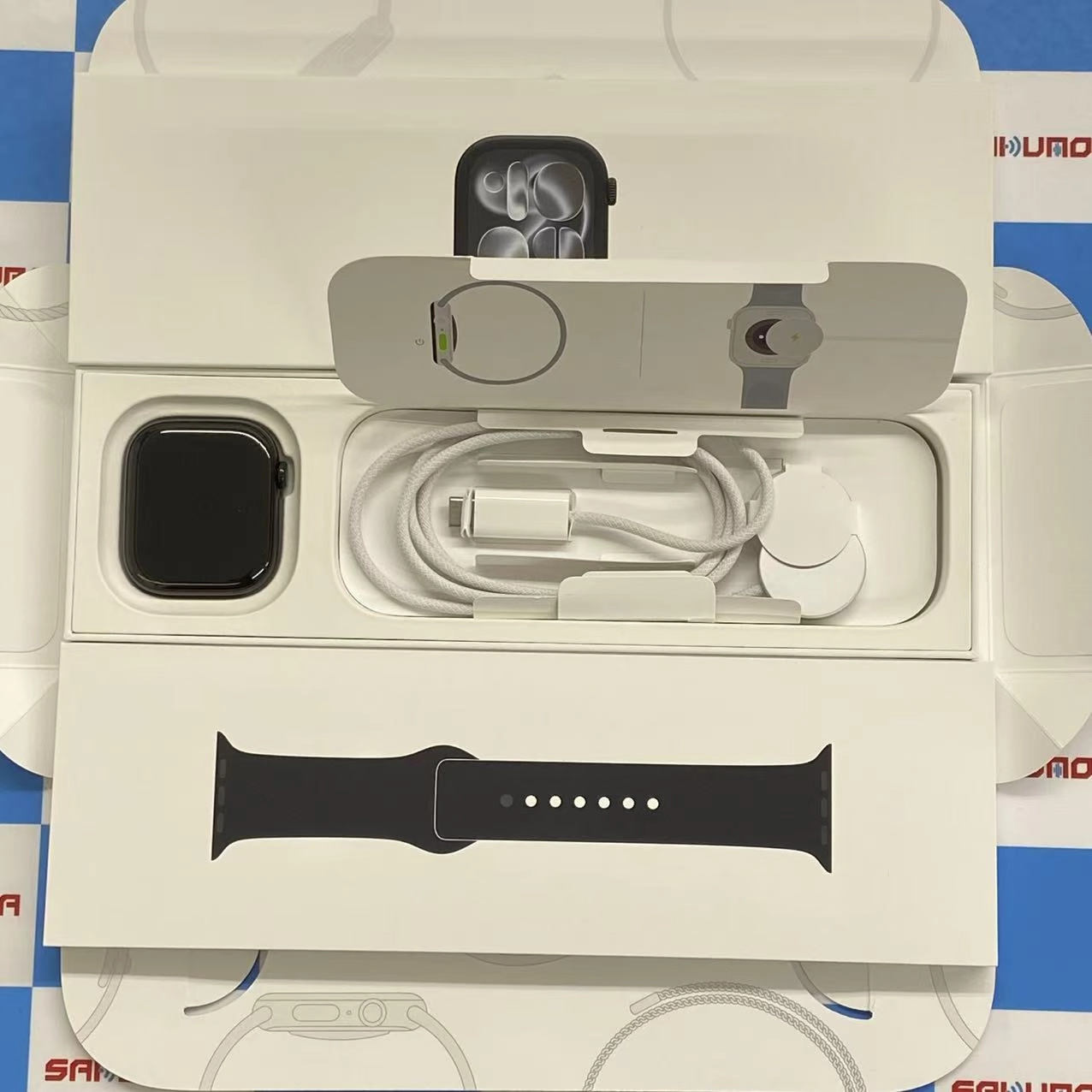 Apple Watch Series11 46mm GPS+Cellularモデル 64GB ジェットブラック MFC44J/A SoftBank版SIMフリー 美品