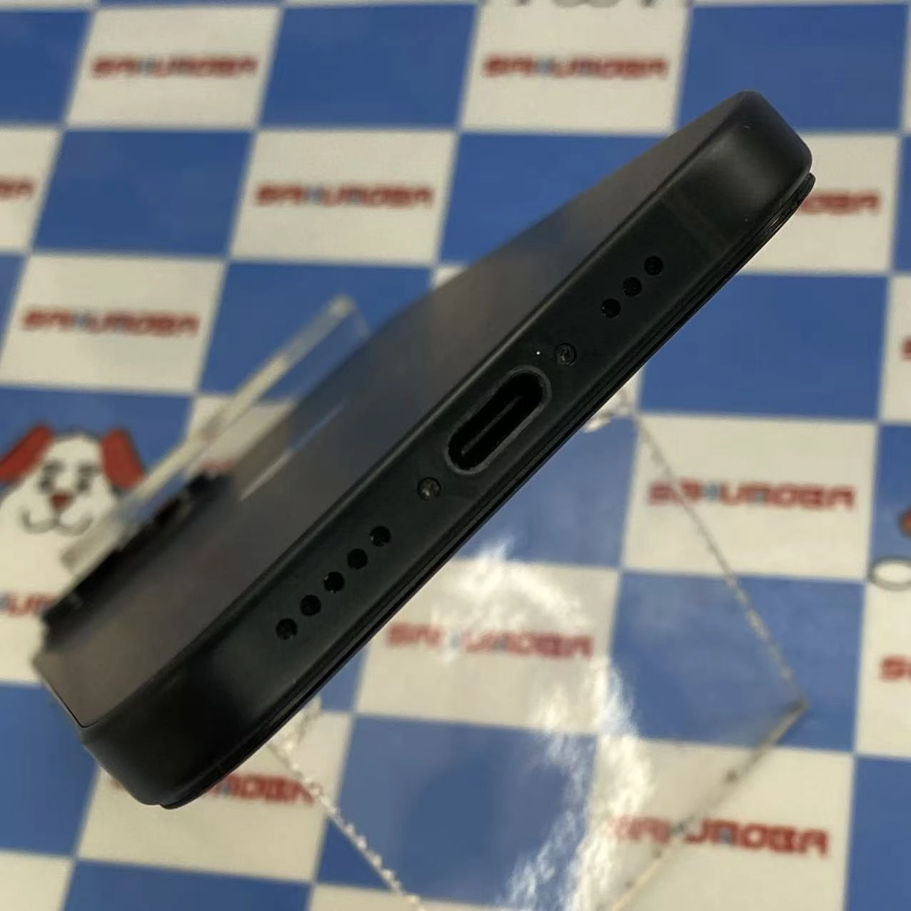 iPhone15 256GB ブラック MTMN3J/A SIMフリージャンク品