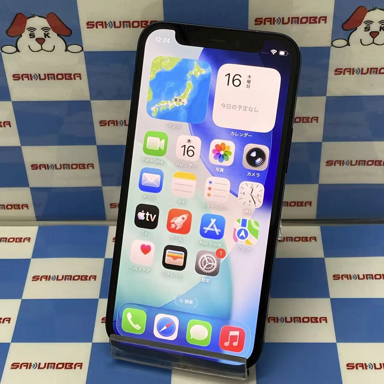 iPhone12 mini 64GB ブラック MGA03J/A AU版SIMフリー ジャンク品 au