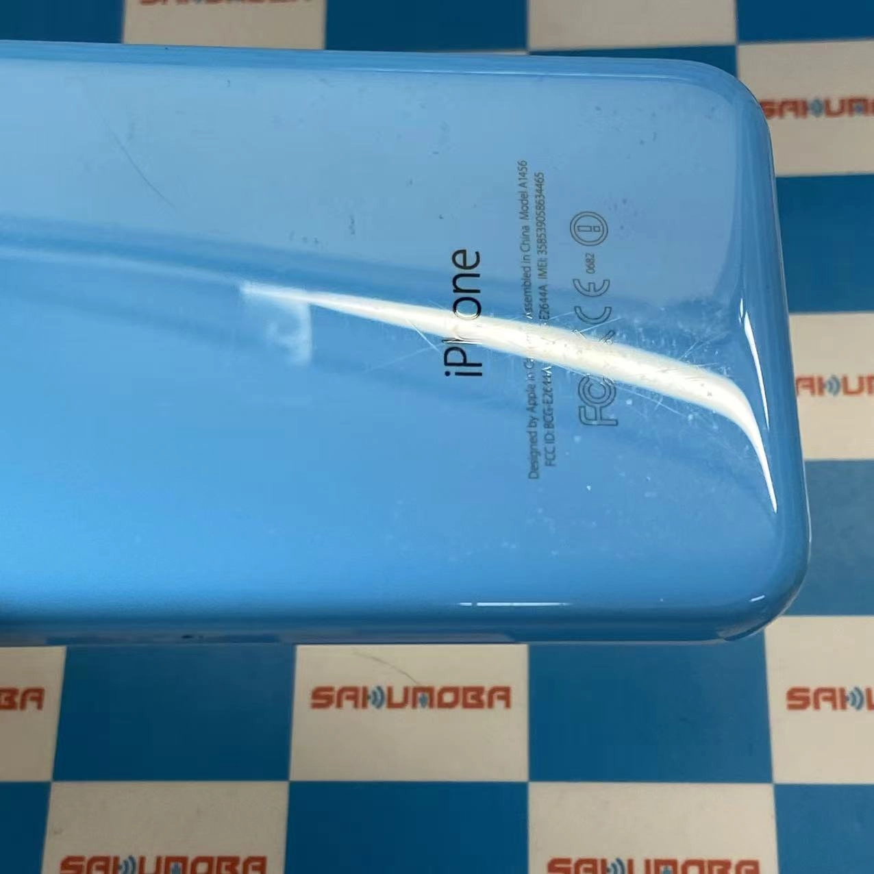 iPhone5c 16GB ブルー ME543J/A docomo版SIMフリー訳あり品