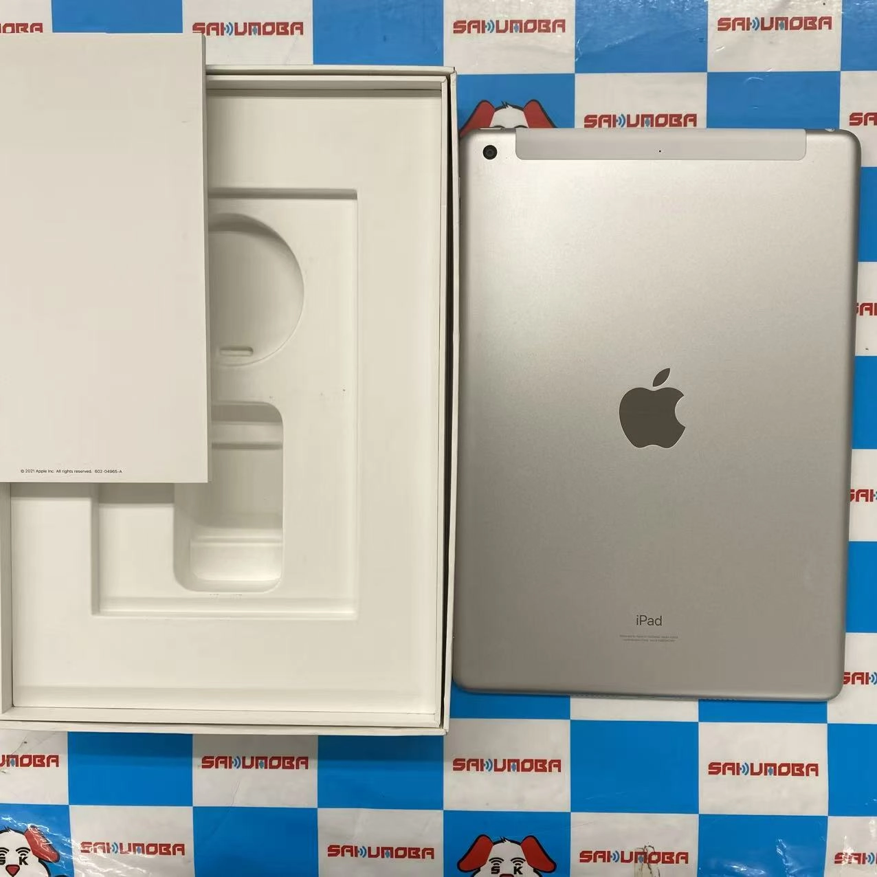 iPad 第9世代 Wi-Fi+Cellularモデル 64GB シルバー MK493J/A AU版SIMフリージャンク品 au