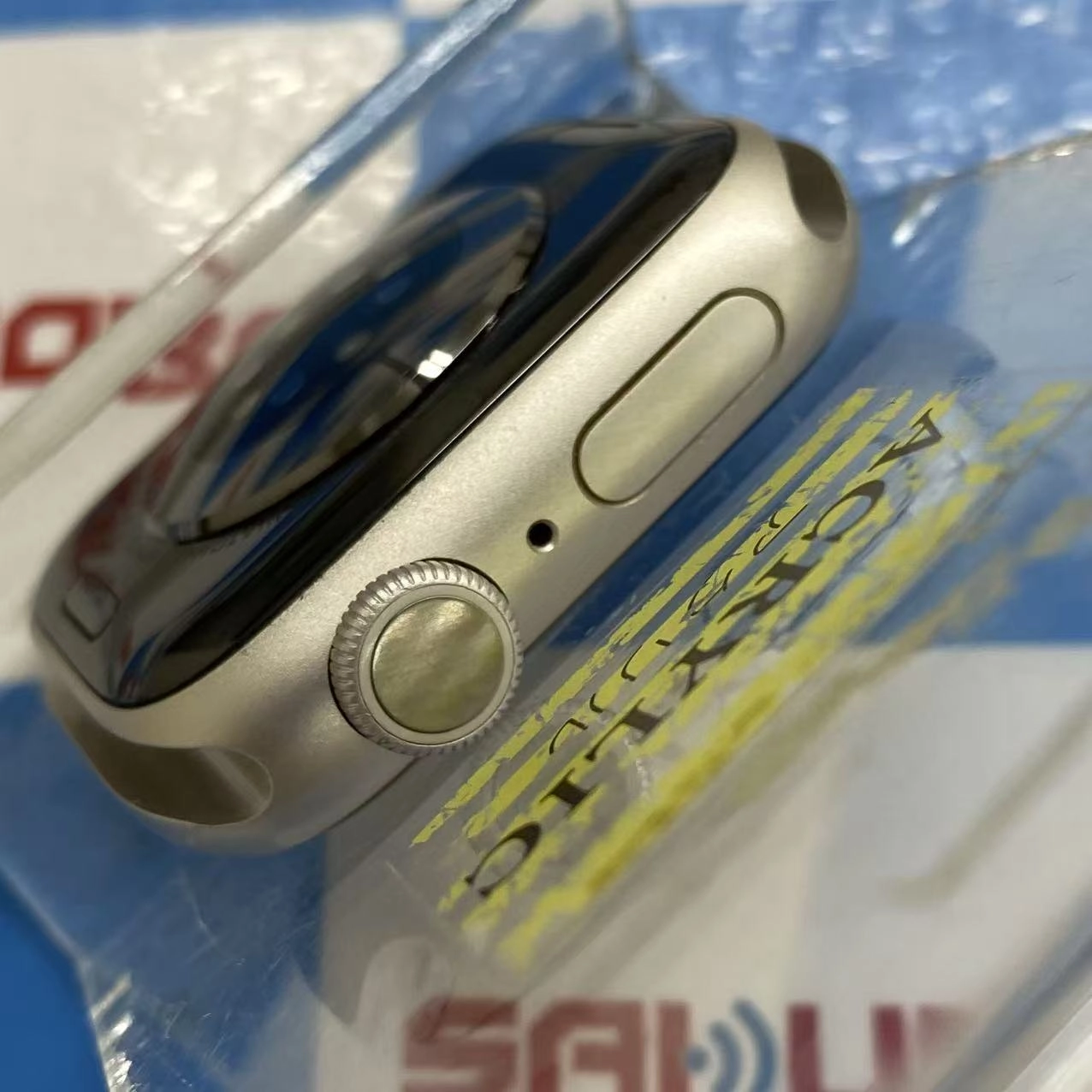Apple Watch Series7 41mm GPSモデル 32GB Starlight MKNE3 訳あり品 ３２GB