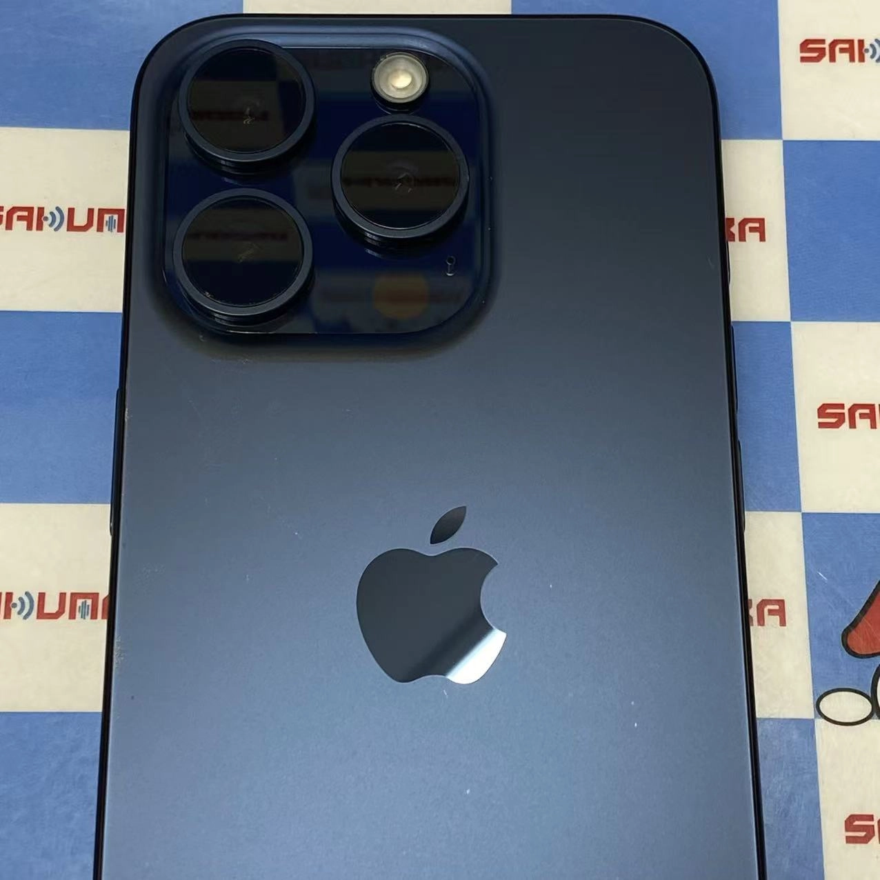 iPhone15 Pro 128GB ブルーチタニウム MTUA3J/A AU版SIMフリー au