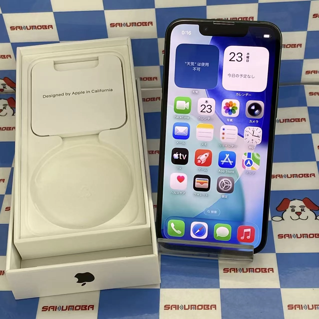 iPhone13 mini 128GB グリーン MNFC3J/A AU版SIMフリー 美品