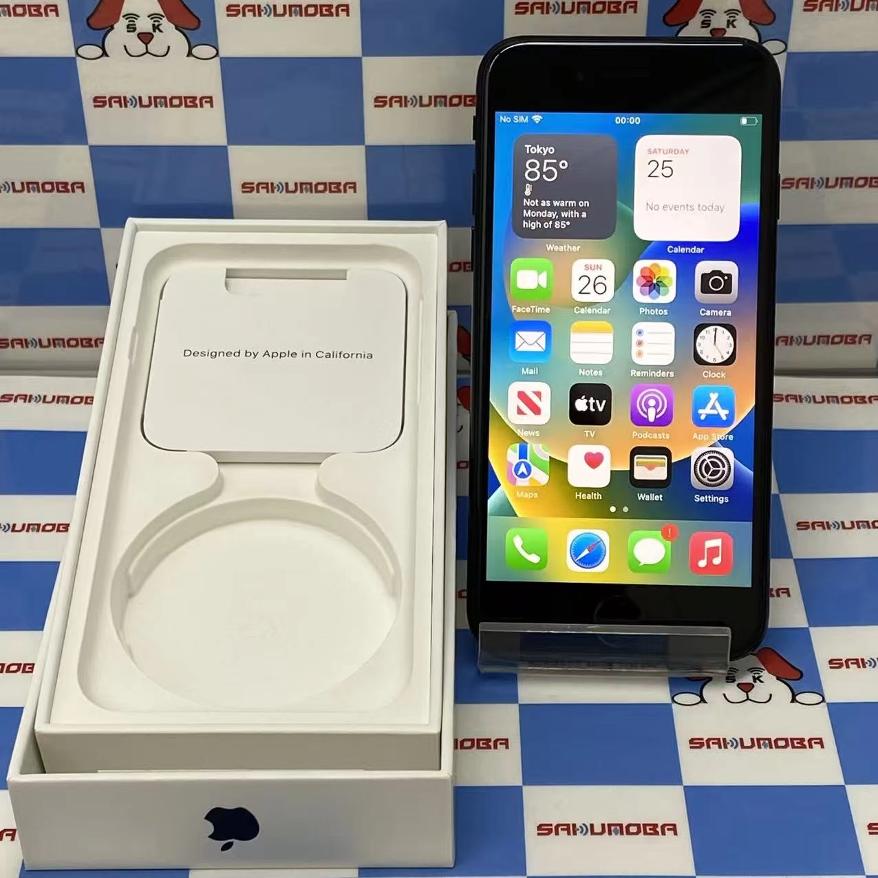 iPhoneSE 第3世代 64GB ミッドナイト MMYC3J/A SoftBank版SIMフリー 新品同様