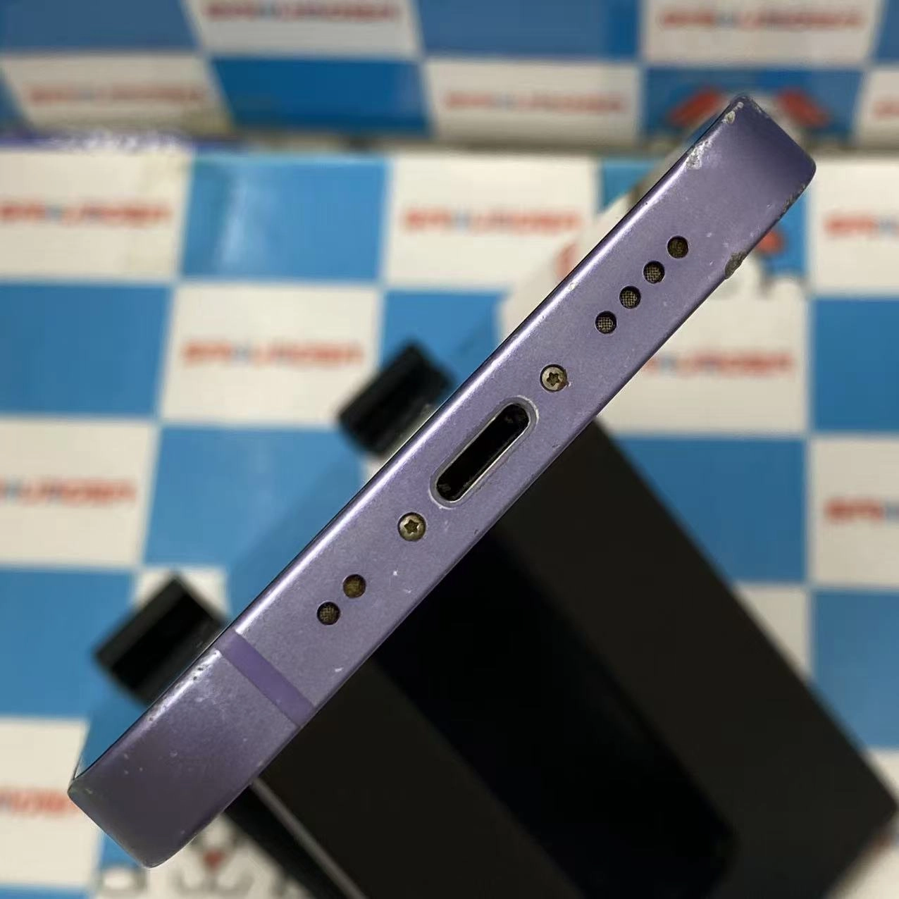 iPhone12 mini 128GB パープル MJQD3J/A AU版SIMフリー 訳あり品 au
