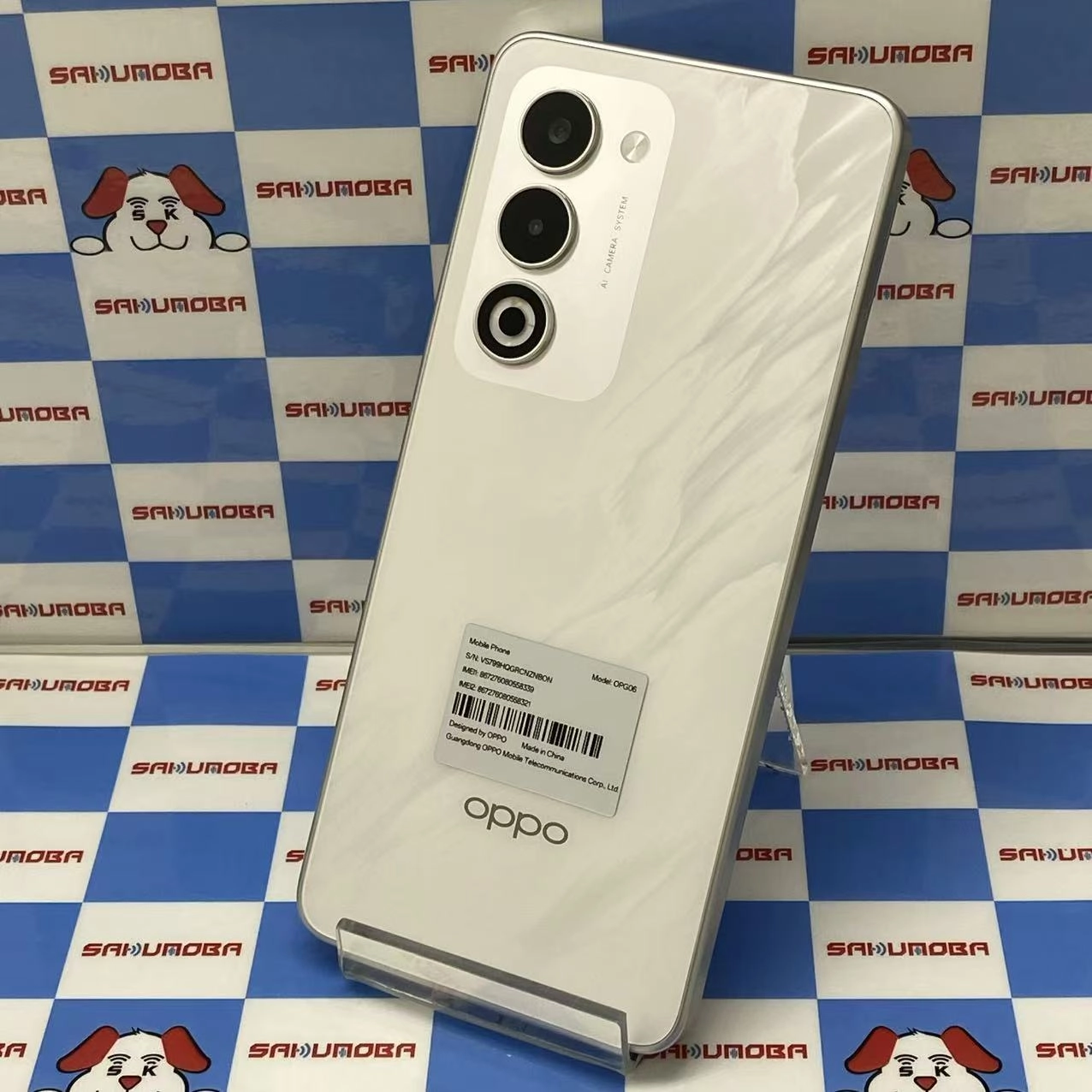 OPPO A5 5G 128GB ホワイト OPG06 UQmobile版SIMフリー 極美品