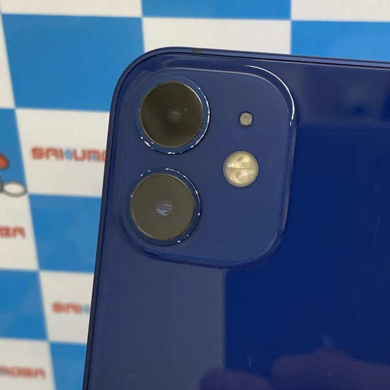 iPhone12 mini 64GB ブルー MGAP3J/A AU版SIMフリー 訳あり品 au