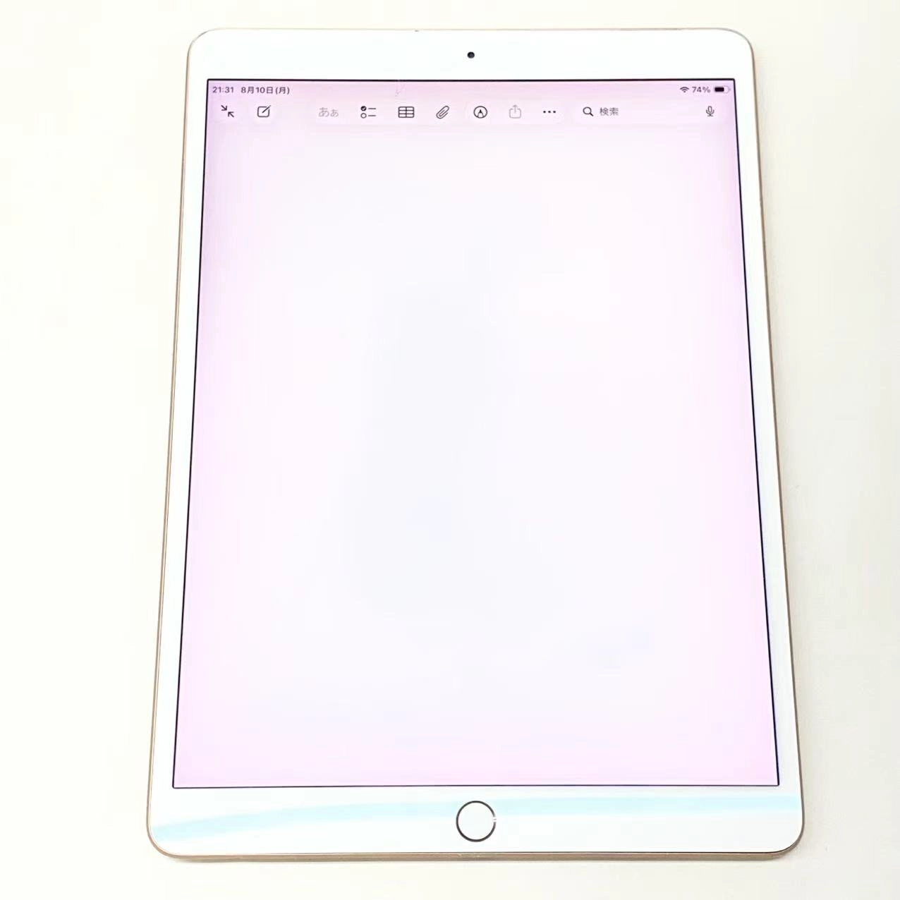 iPad Air 第3世代 Wi-Fiモデル 64GB ゴールド MUUL2CH/A ジャンク品