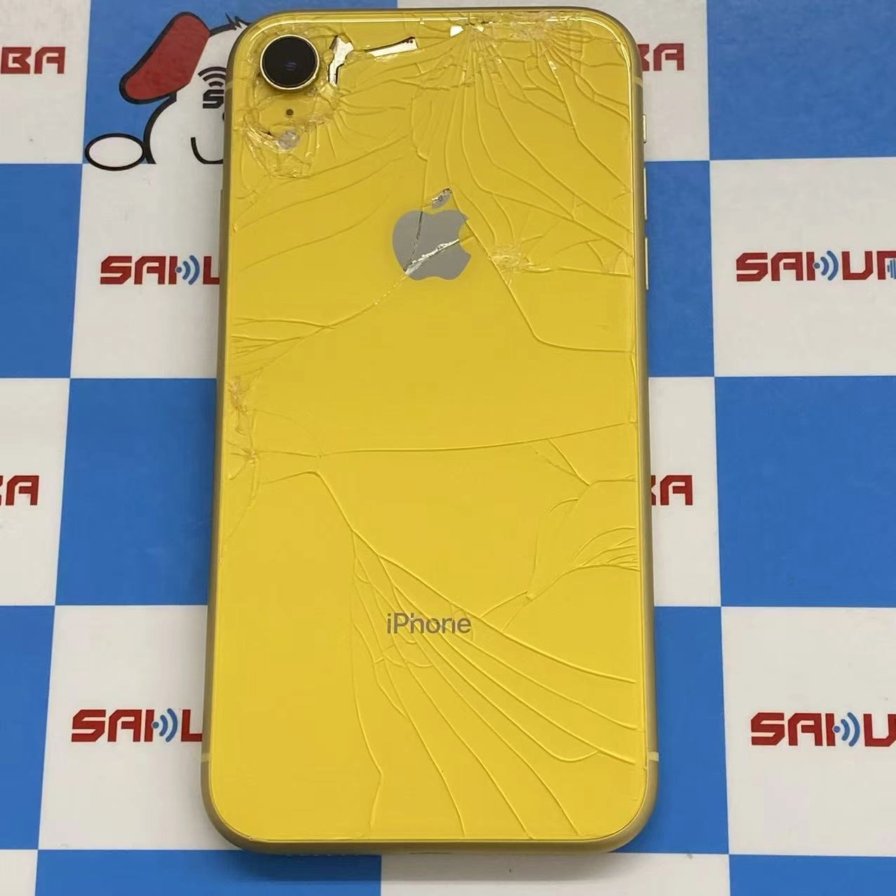 iPhoneXR 128GB イエロー MT0Q2J/A SoftBank版SIMフリー ジャンク品