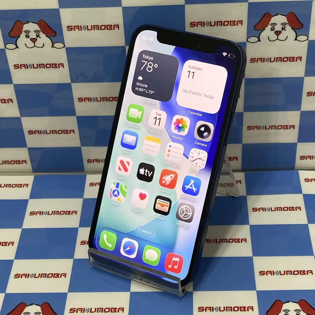 iPhone12 mini 128GB ブルー MGDP3J/A docomo版SIMフリー 訳あり品