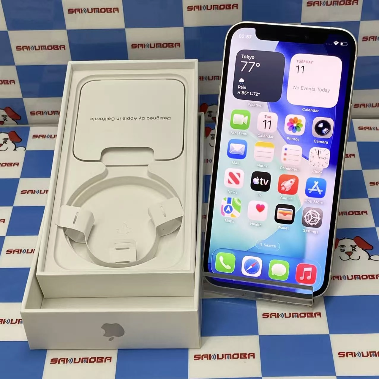 iPhone12 mini 128GB ホワイト MGDM3J/A docomo版SIMフリー 訳あり品