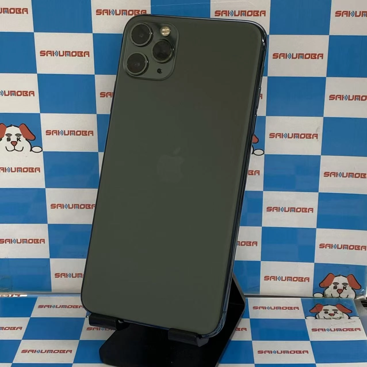 iPhone11 Pro Max 256GB ミッドナイトグリーン MWHM2J/A SoftBank版SIMフリージャンク品