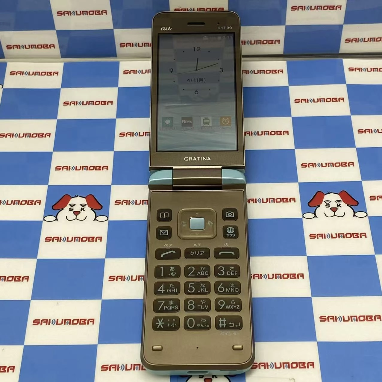 GRATINA KYF39 ** 薄水色 AU版SIMフリー au