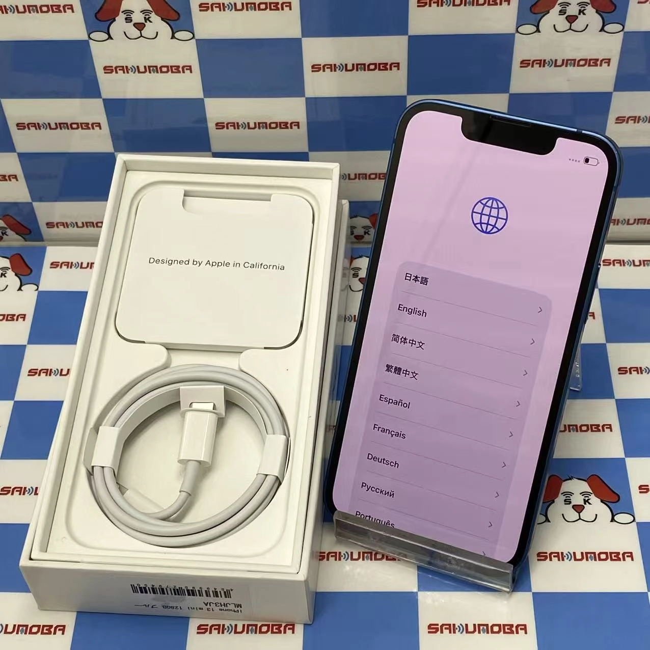 iPhone13 mini 128GB ブルー MLJH3J/A AU版SIMフリー 訳あり品