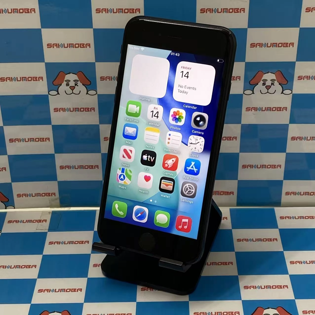 iPhoneSE 第3世代 128GB ミッドナイト MMYF3J/A AU版SIMフリー 訳あり品