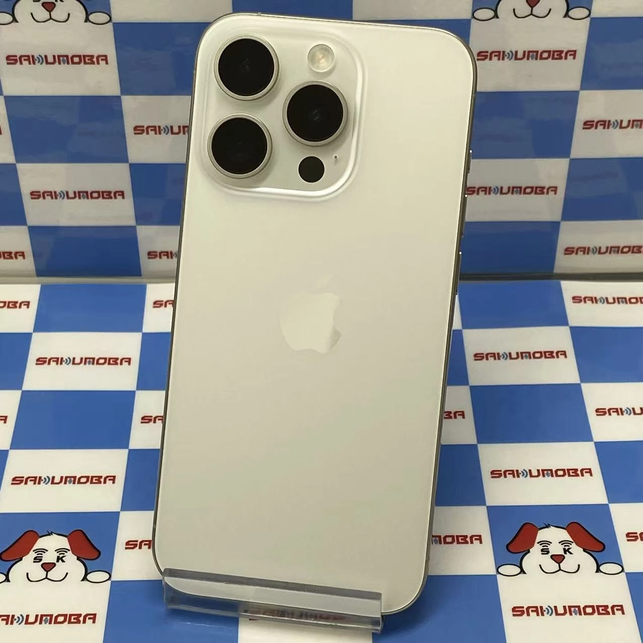 iPhone15 Pro 128GB ホワイトチタニウム MTU83J/A Apple版SIMフリー 極美品