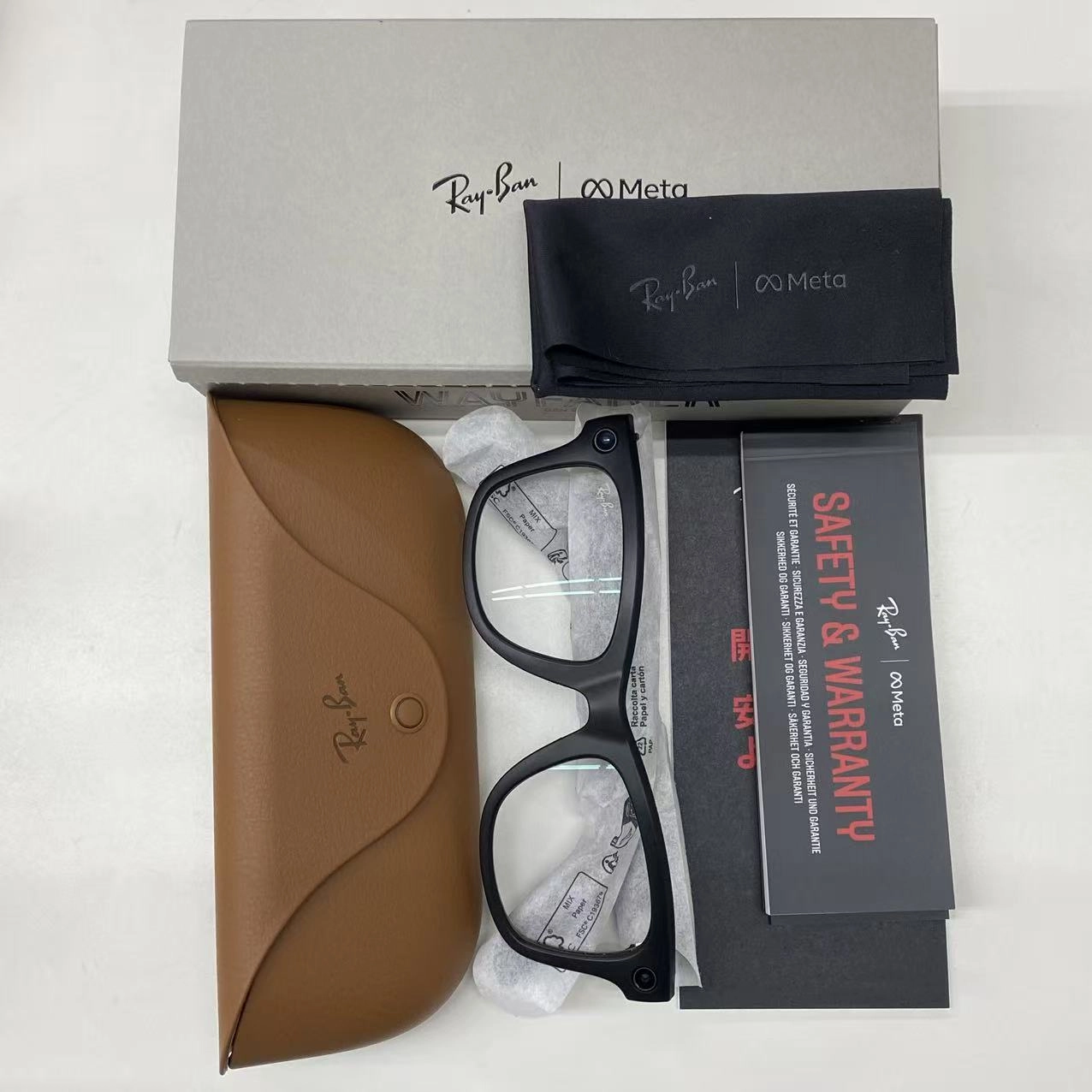 Meta Wayfarer(Gen2) Mサイズ - マットブラックフレーム RW4012 極美品