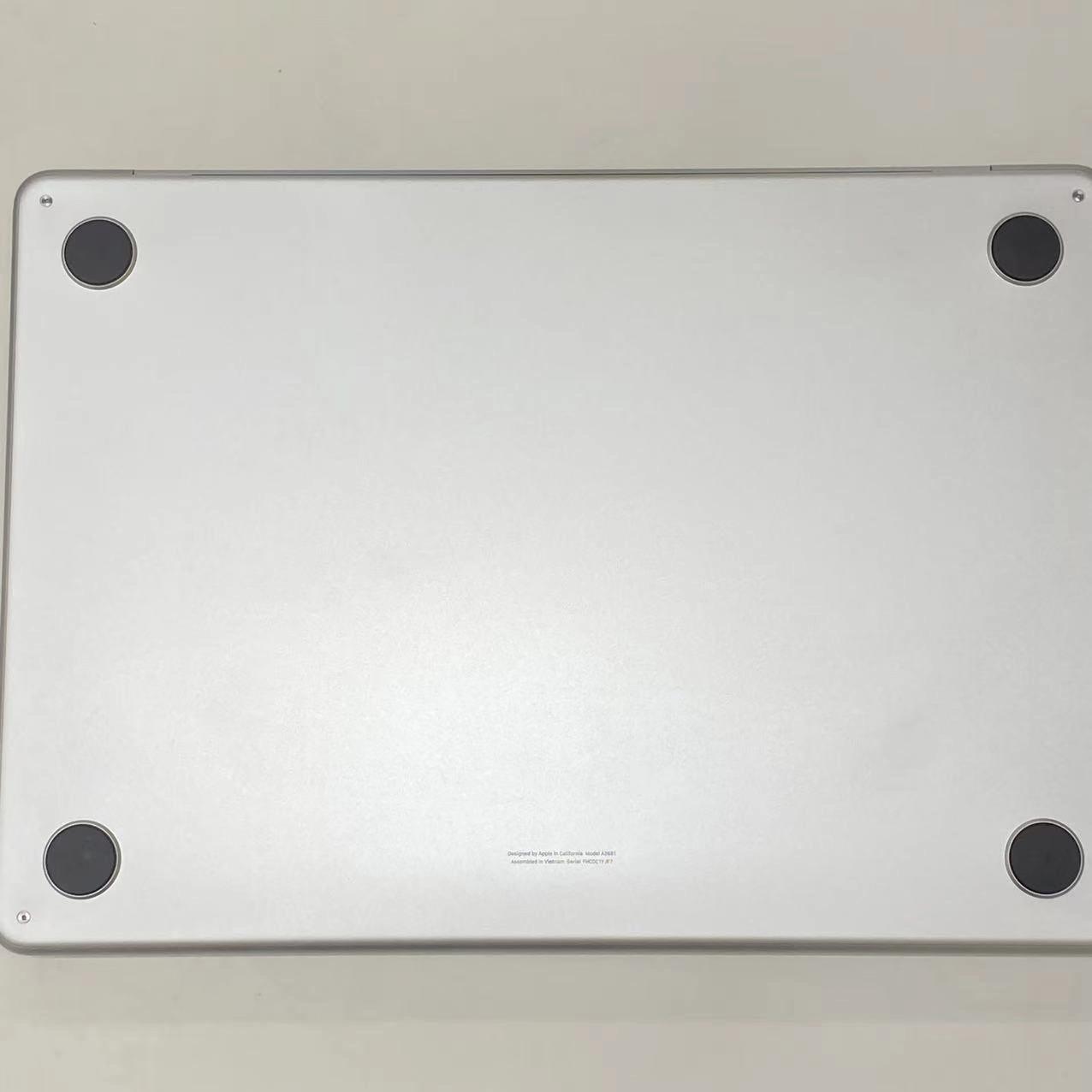 MacBook Air 13インチ Mid2022 Apple M2 8GB 512GB シルバー MLY03J/A 美品