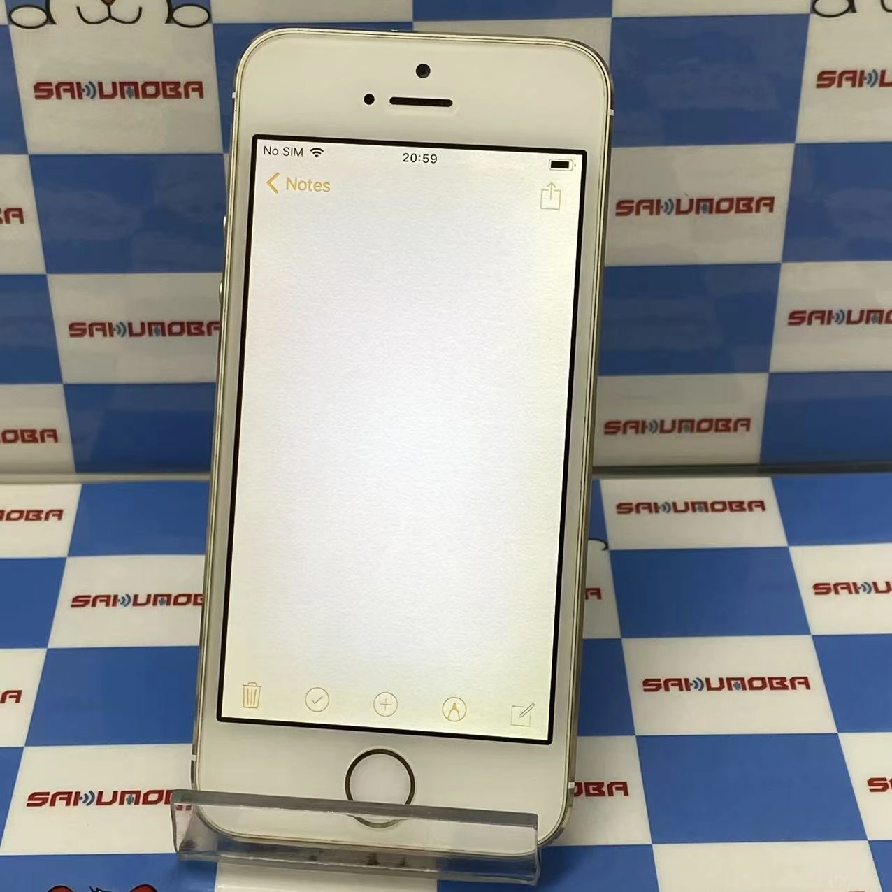 iPhone5s 16GB ゴールド ME334J/A docomo 訳あり品バッテリーサービス