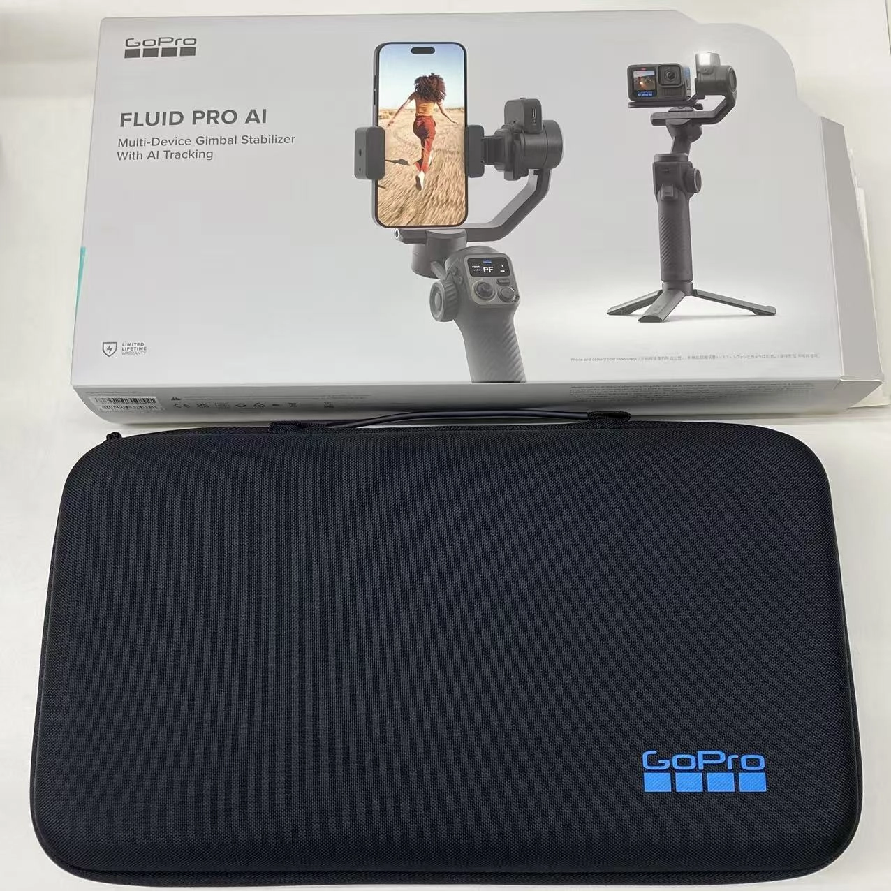 Fluid Pro AI ジンバル スタビライザー（AI被写体トラッキング搭載） ブラック ACPN1