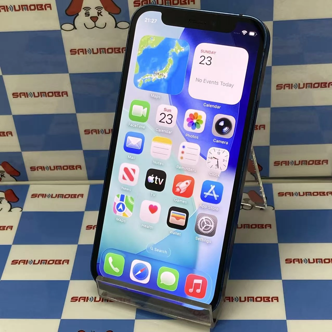 iPhone12 mini 128GB ブルー MGDP3J/A docomo版SIMフリー