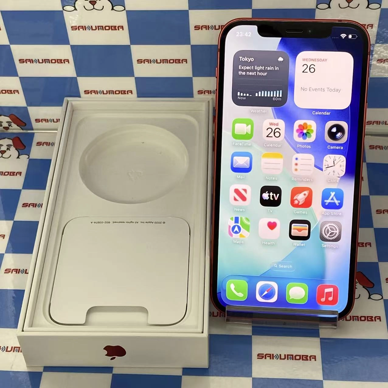 iPhone12 256GB PRODUCT RED MGJ23J/A docomo版SIMフリー訳あり品