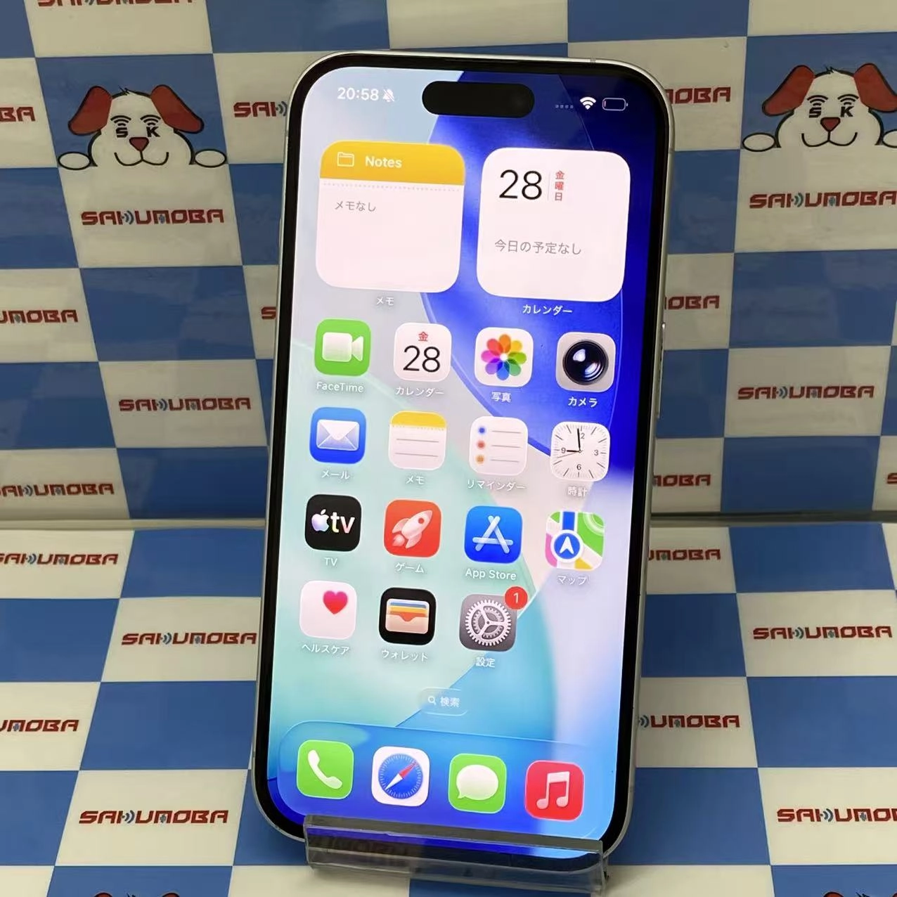 iPhone16 128GB ホワイト MYDR3J/A AU版SIMフリー au