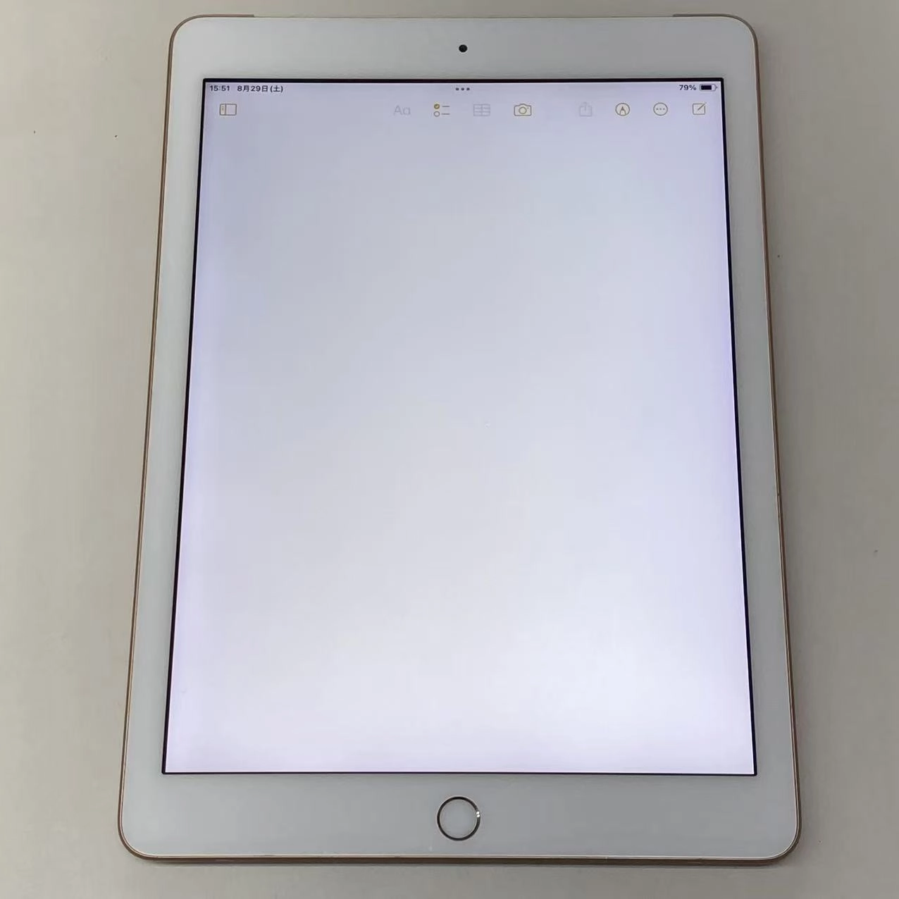 iPad 第6世代 Wi-Fi+Cellularモデル 32GB MRM02J/A SoftBank版SIMフリー 訳あり品 ゴールド