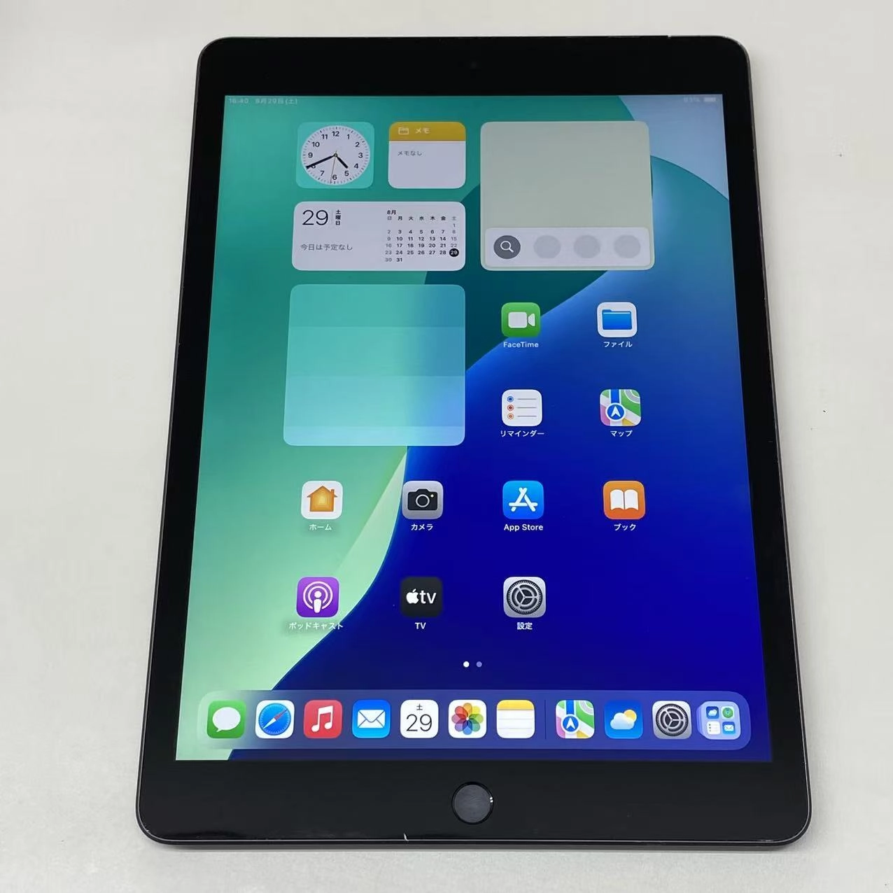 iPad 第9世代 Wi-Fi+Cellularモデル 64GB スペースグレイ MK473J/A SoftBank版SIMフリー