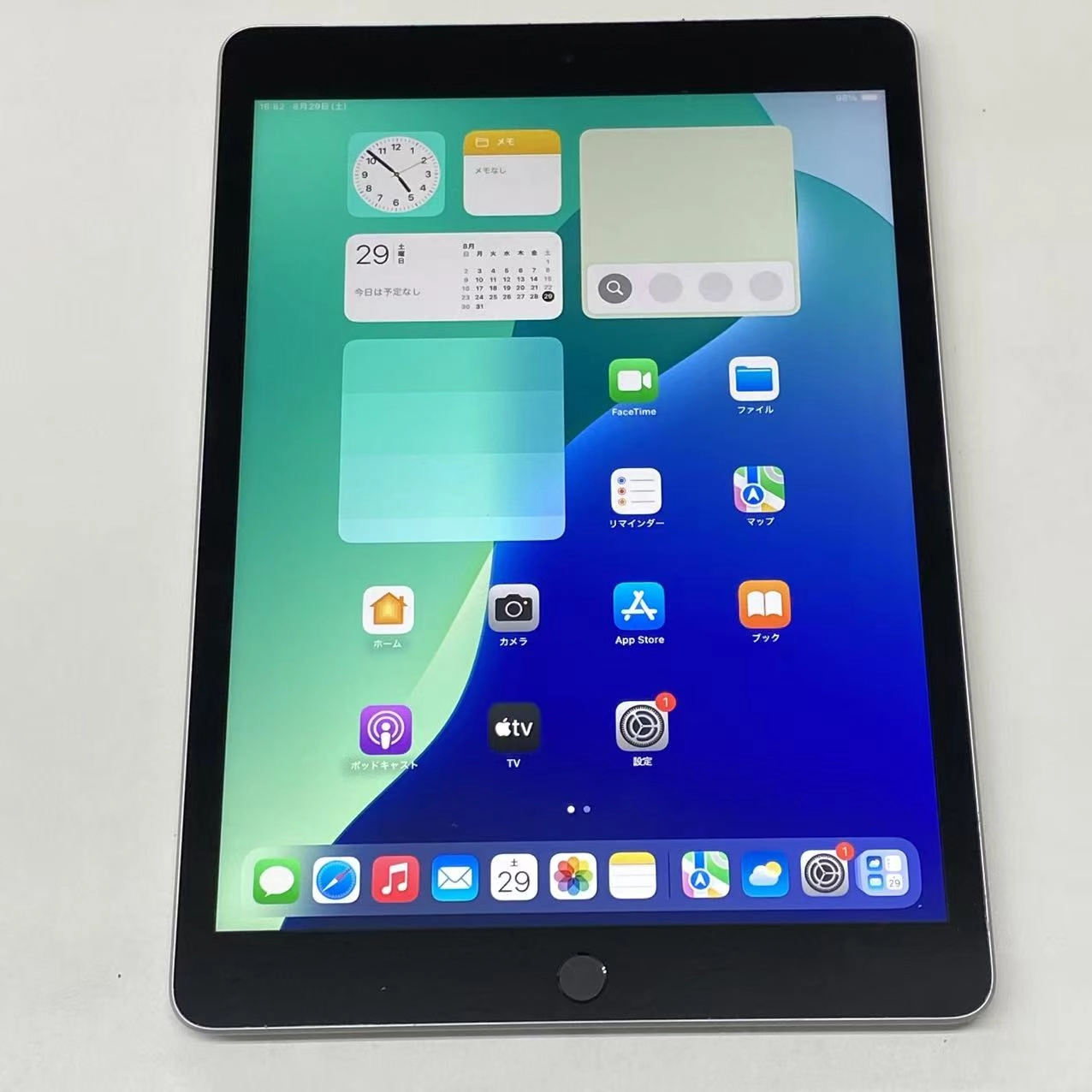 iPad 第9世代 Wi-Fi+Cellularモデル 64GB シルバー MK493J/A SoftBank版SIMフリー