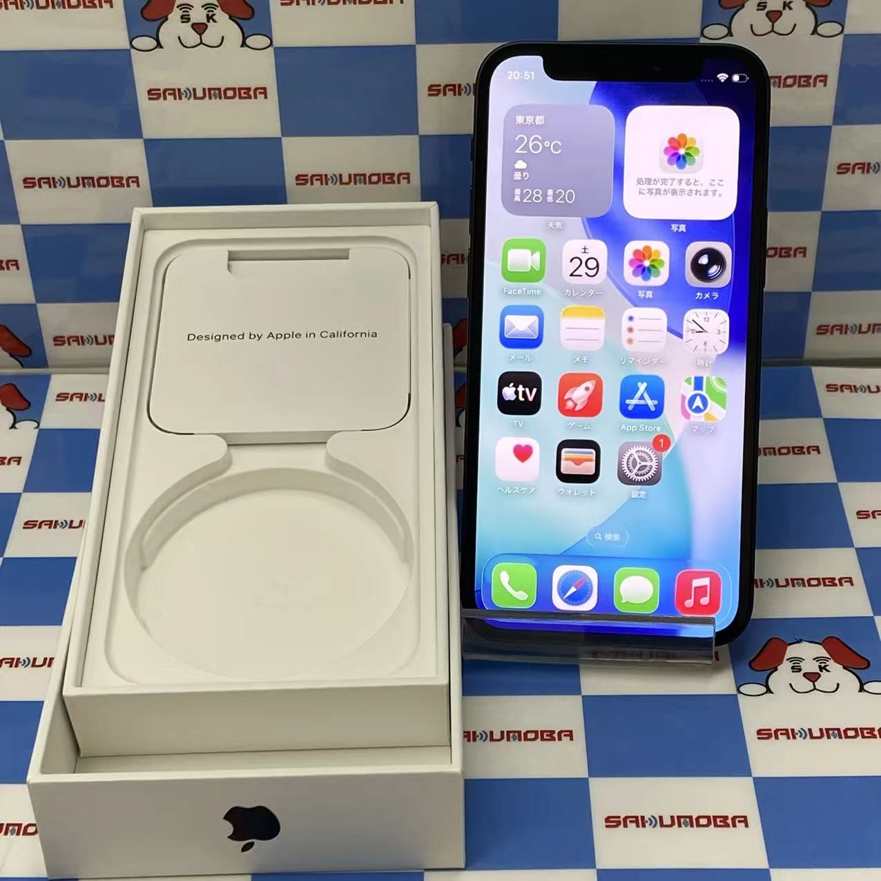 iPhone12 mini 64GB ブラック MGA03J/A AU版SIMフリー 訳あり品 au