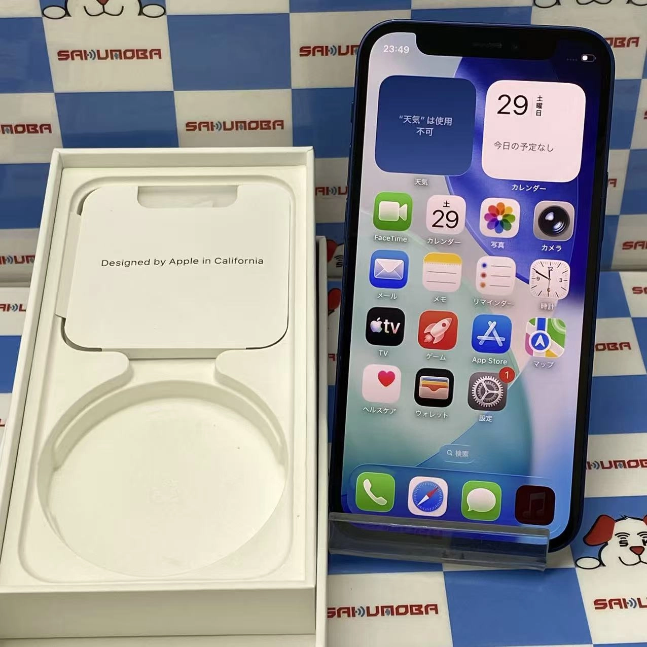 iPhone12 mini 128GB ブルー MGDP3J/A SIMフリー 訳あり品