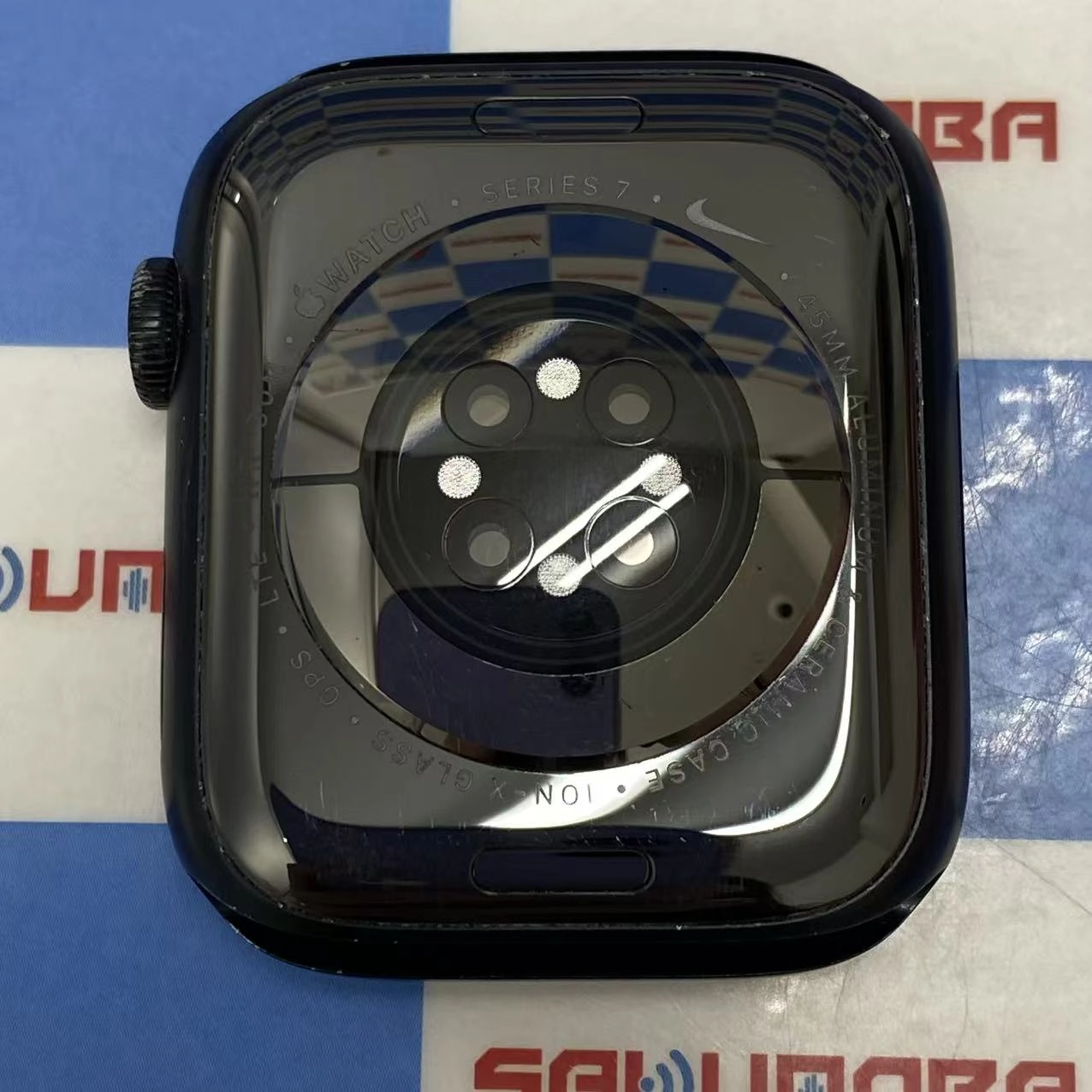 Apple Watch Nike Series7 45mm GPS+Cellularモデル ** ミッドナイト MKMU3J/A 訳あり品
