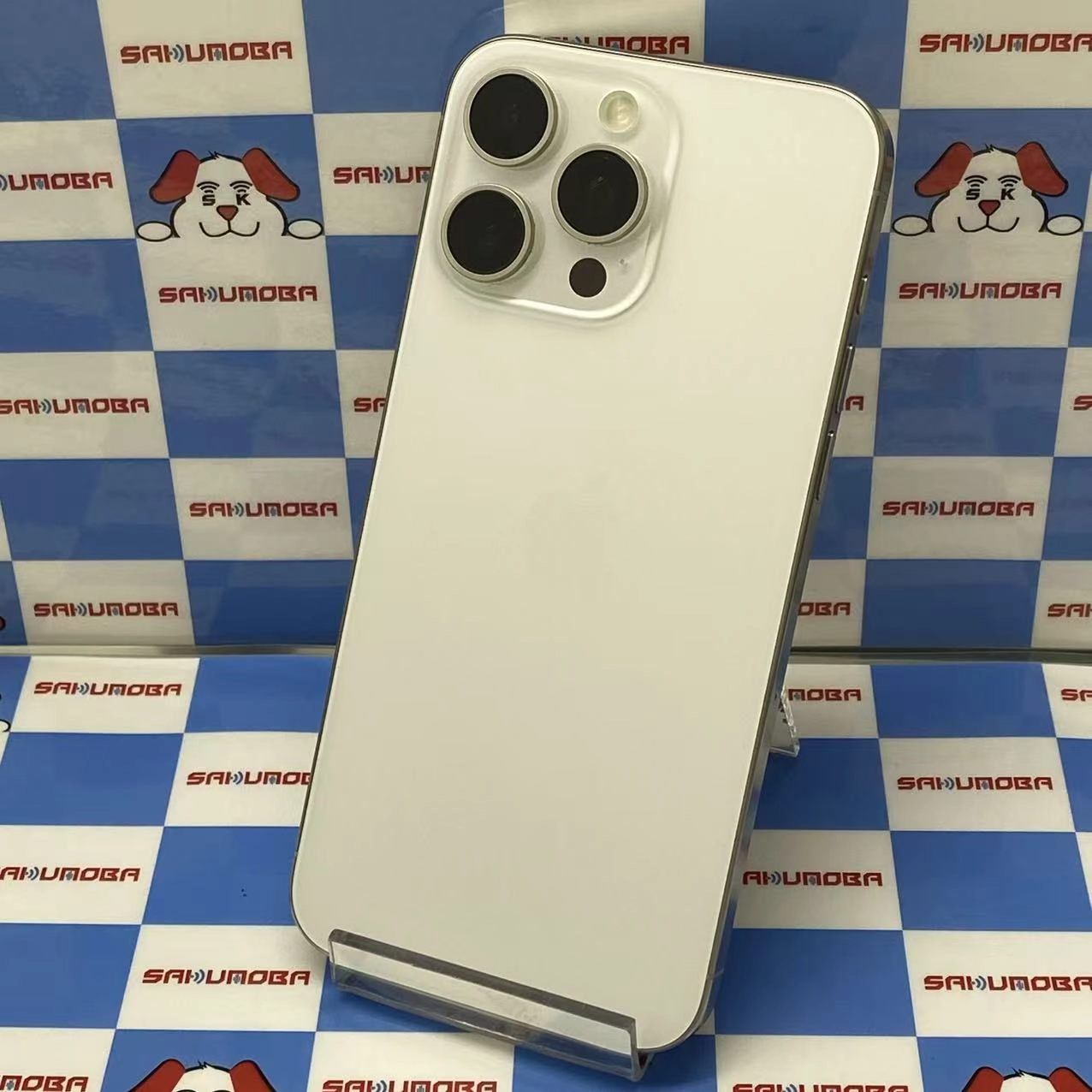 iPhone15 Pro Max 256GB ホワイトチタニウム MU6Q3J/A AU版SIMフリー au