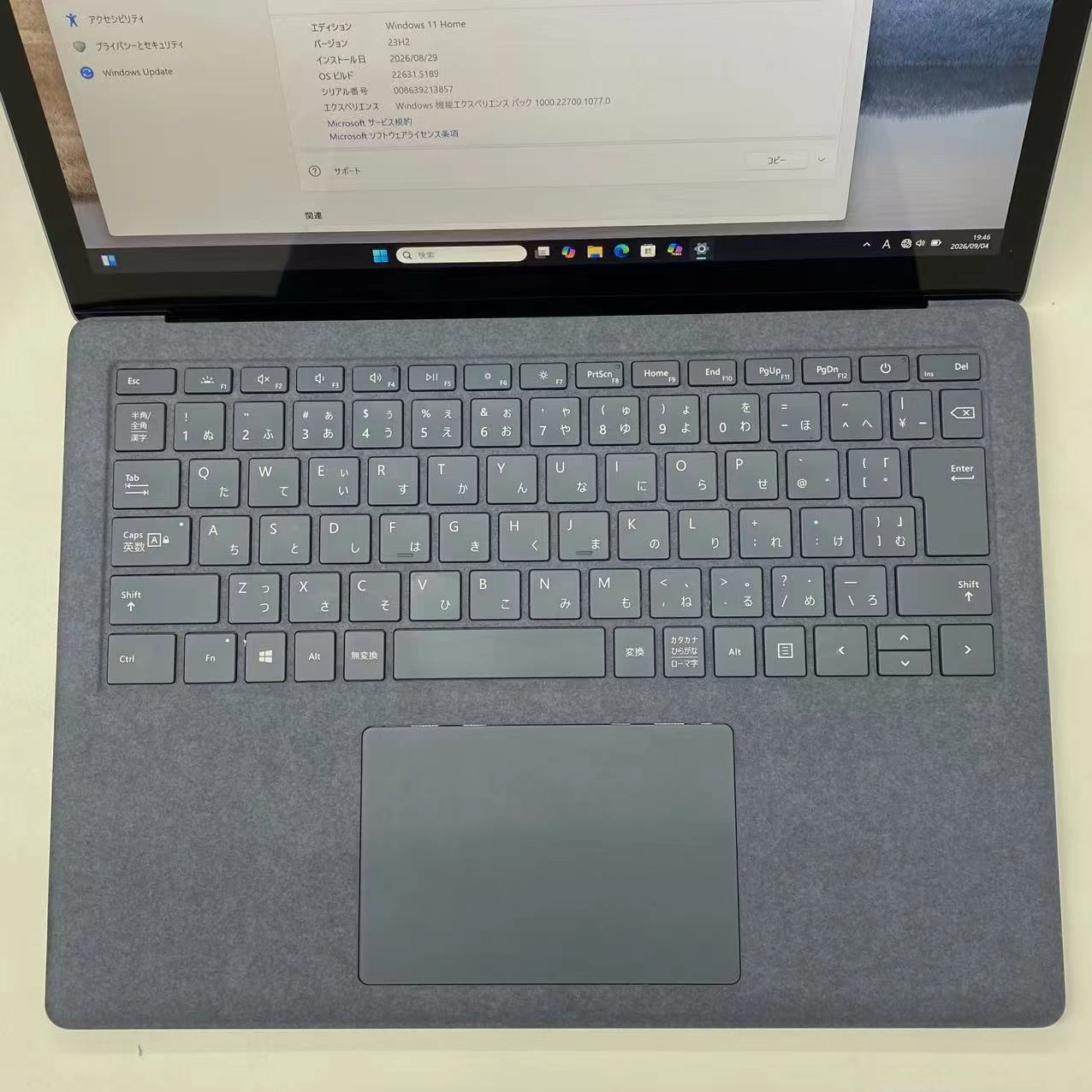 Surface Laptop 4 13.5インチ Core i5 2.4GHz 8GB/512GB プラチナ 5BT-00030 美品
