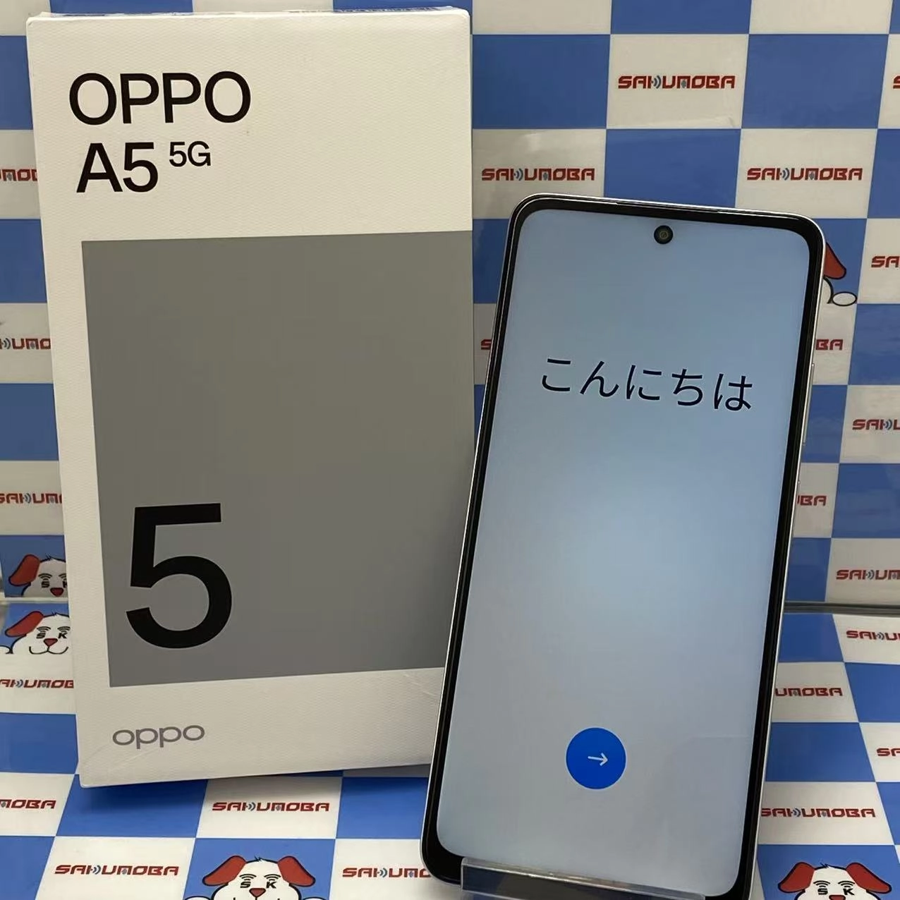 OPPO A5 5G 128GB ホワイト OPG06 AU版SIMフリー 美品 au
