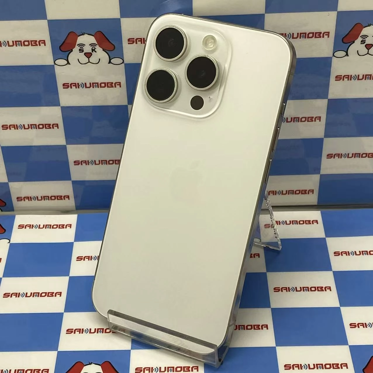 iPhone15 Pro 256GB ホワイトチタニウム MTUD3J/A SIMフリー 訳あり品