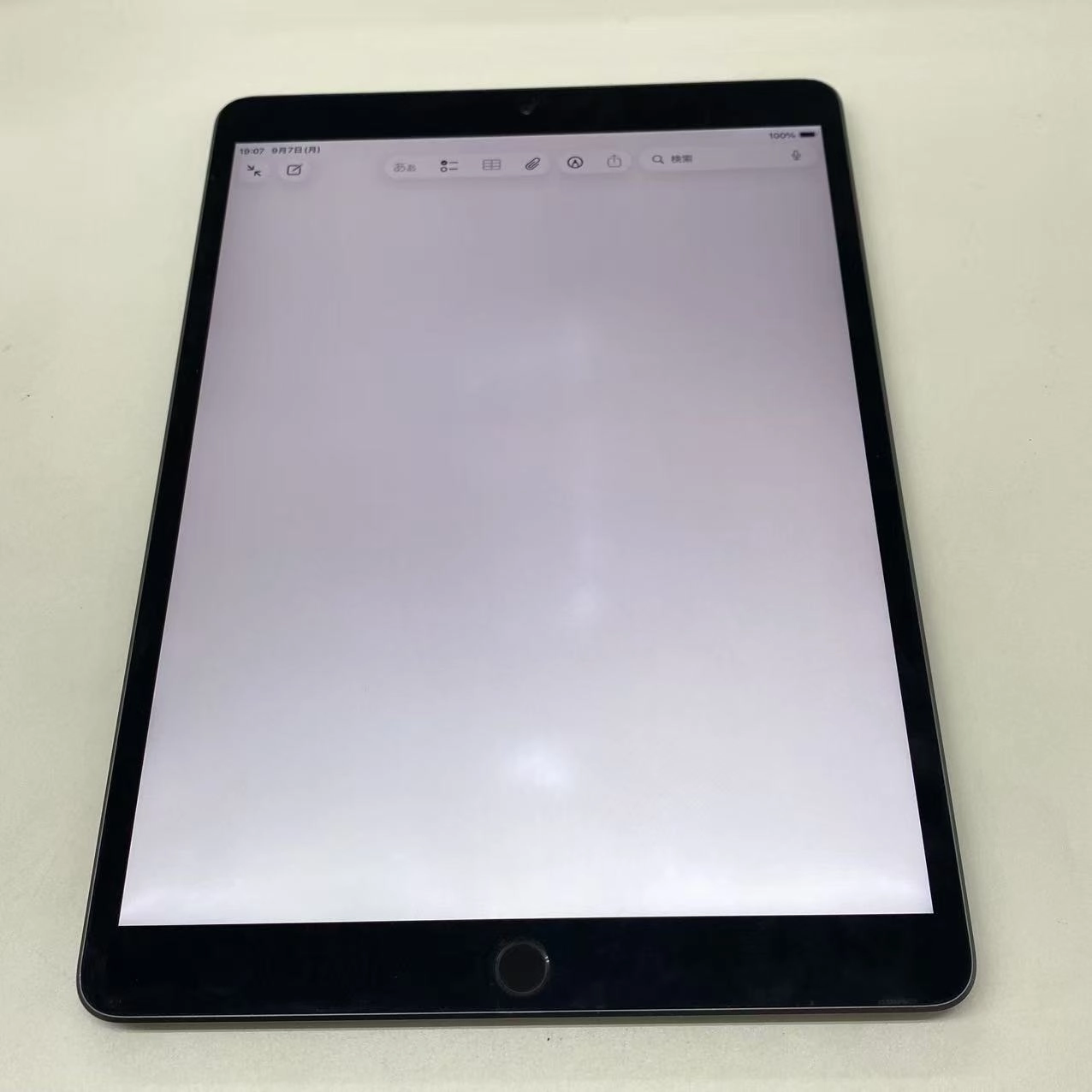 iPad Air 第3世代 Wi-Fiモデル 64GB スペースグレイ MUUJ2J/A ジャンク品
