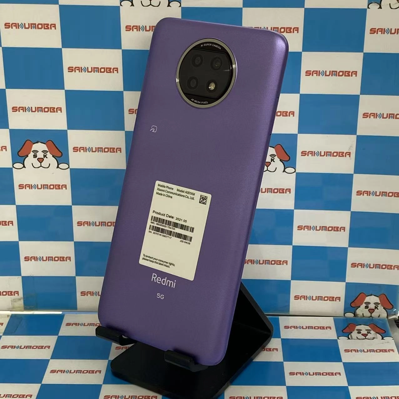 Redmi Note 9T 64GB ディブレイクパープル A001XM SoftBank版SIMフリー極美品