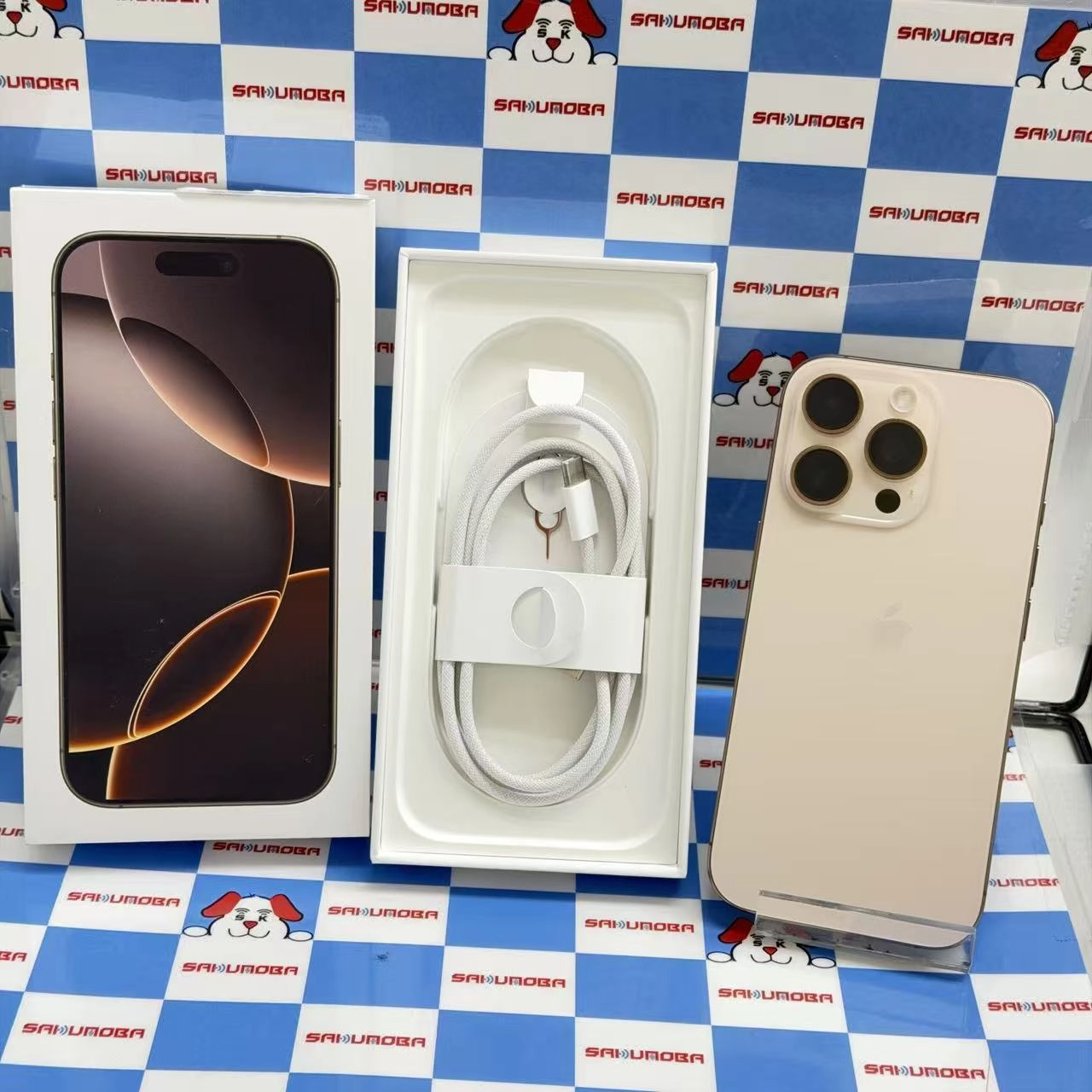 iPhone16 Pro 128GB デザートチタニウム MYMX3J/A SIMロック解除済 AU版SIMフリー 極美品 au