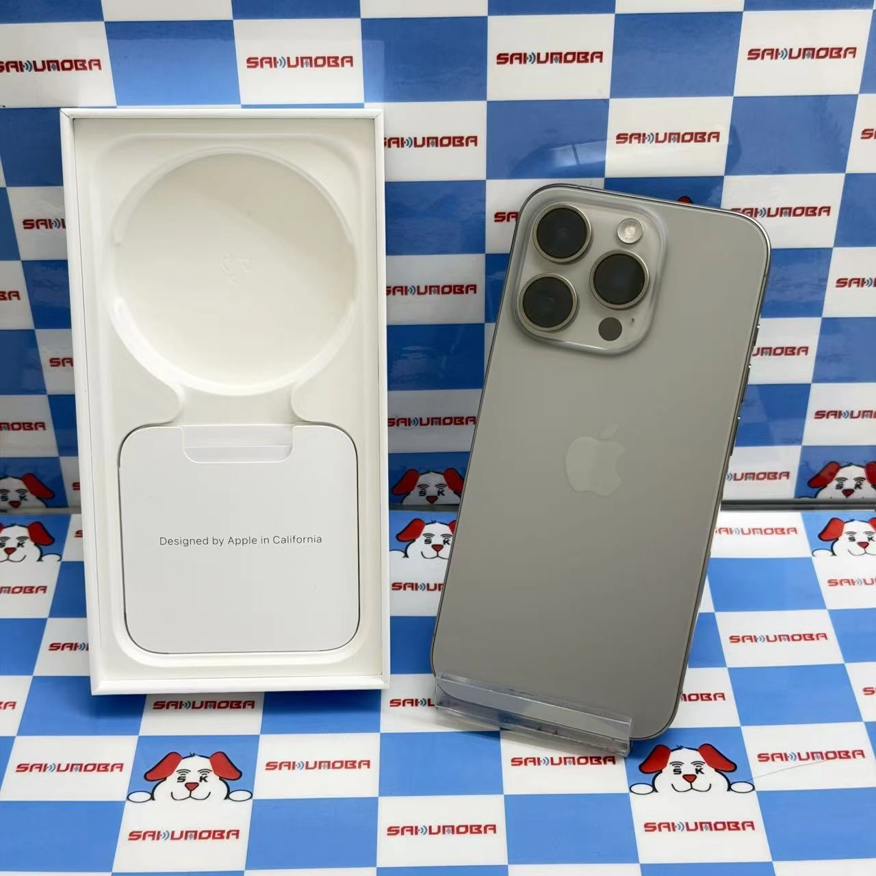 iPhone15 Pro 128GB ナチュラルチタニウム MTU93J/A SIMロック解除済 楽天モバイル版SIMフリー 美品