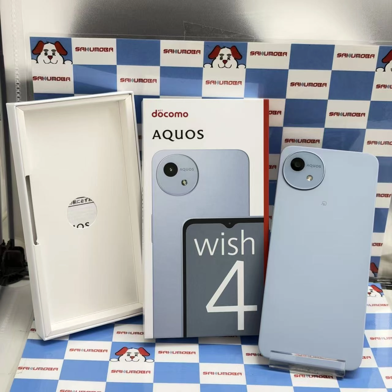 AQUOS wish4 4GB/64GB ブルー SH-52E docomo版SIMフリー 新品同様