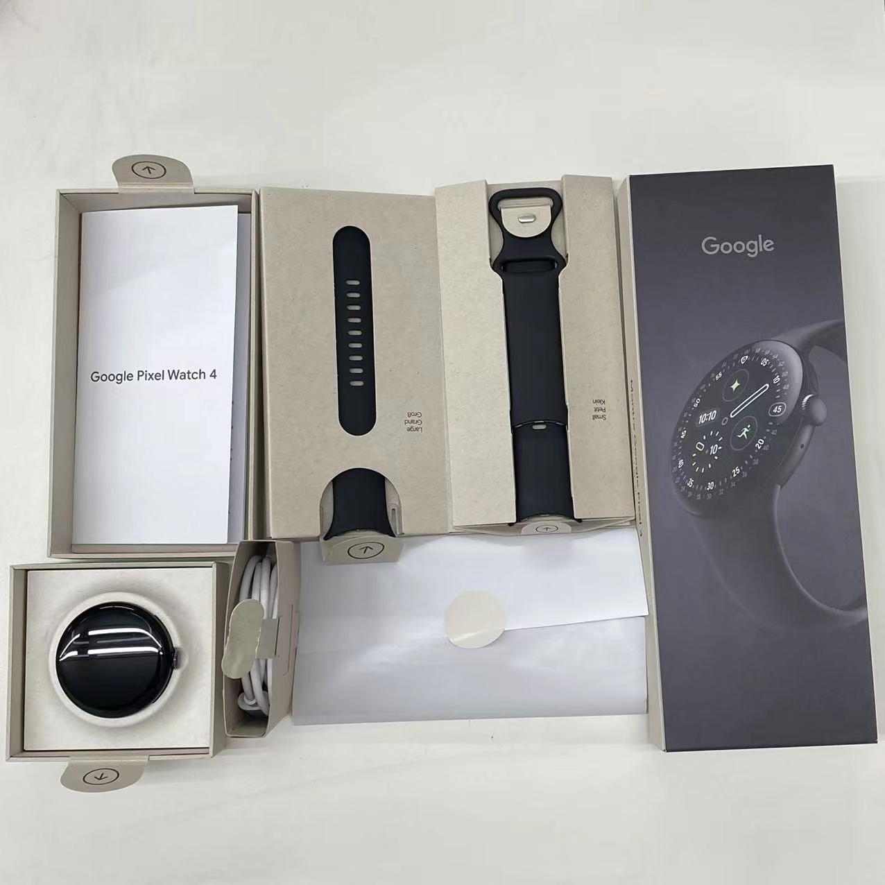 Google Pixel Watch 4 45mm WiFiモデル 32GB Matte Black GA09962-US 極美品